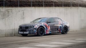 Photos: First-Ever Electric BMW M3 Teased with Muscular Bodywork