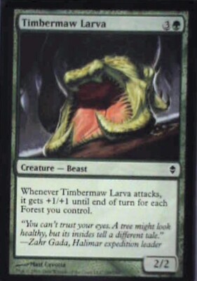 Timbermaw Larva - Zendikar: #189, Magic: The Gathering Nm R191 | eBay