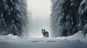 White wolf blizzard wallpaper Images - Free Download on Freepik