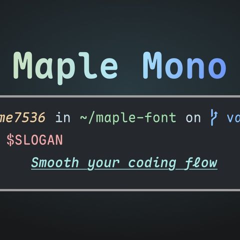 GitHub - subframe7536/maple-font: Maple Mono: Open source ...