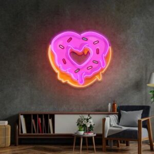 Pink Donut Neon Sign – Sweet Wall Light for Retro Interiors | Smithers