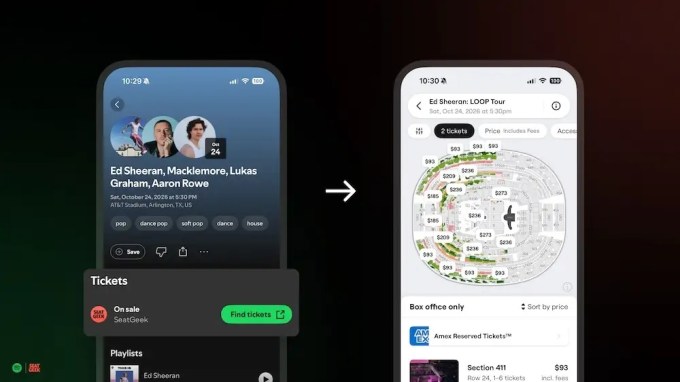 SeatGeek and Spotify team up to offer concert ticket sales inside ...
