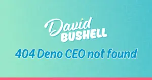 404 Deno CEO not found