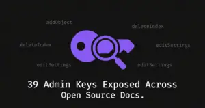 I Found 39 Algolia Admin Keys Exposed Across Open Source Documentation Sites
