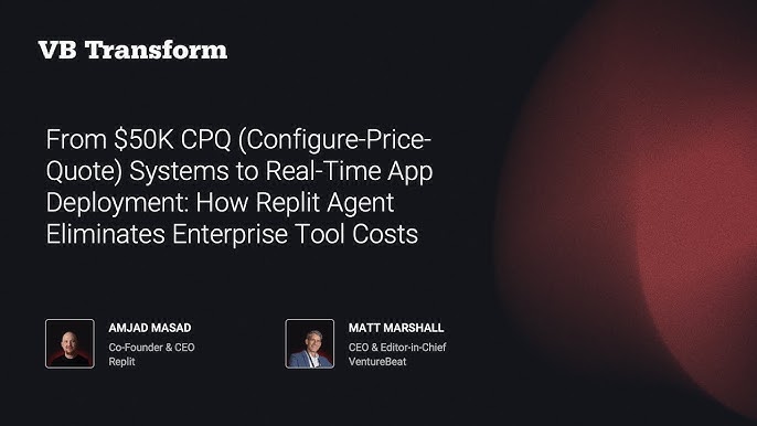 Replit's Agent Eliminates Enterprise Tool Costs | VB Transform ...