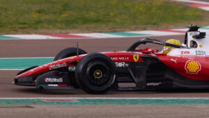Ferrari Wet Tyre Testing