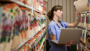 Medical records new and old.