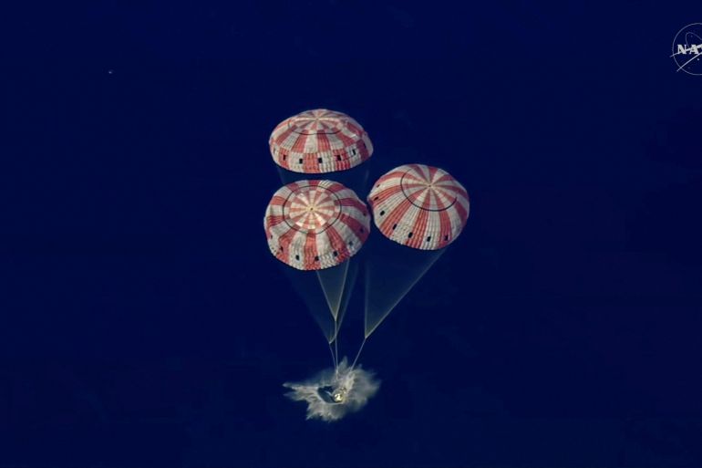 NASA's Artemis II astronauts splash down on Earth after lunar ...